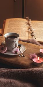 Flowers,Food,Beverage,Cocoa,Cup,Book,Drink