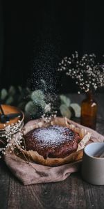 Mug,Coupe,Fleurs,Nourriture,Tarte,Still Life