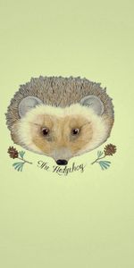 Flowers,Hedgehog,Art,Picture,Drawing