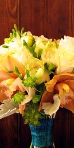 Feuilles,Lilies,Freesia,Fleurs,Bouquet,Roses