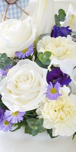 Lilies,Eustoma,Bouquet,Fleurs