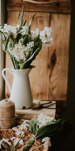 Flowers,Narcissussi,Bouquet,Room,Lily Of The Valley