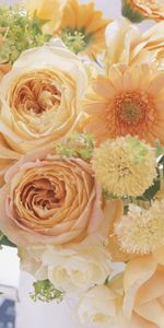 Bouquet,Fleurs,Gerberas,Composition,Vase,Roses