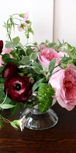 Légumes Verts,Verdure,Composition,Ranunkulus,Renoncule,Fleurs,Roses