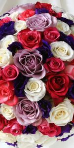 Flowers,Roses,Motley,Typography,Registration,Bouquet,Lisianthus Russell,Lisiantus Russell,Multicolored