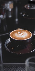 Décoré,Mousse,Magnésite,Boire,Boisson,Coupe,Une Tasse,Café,Nourriture