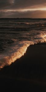 Nature,Mousse,Écume,Mer,Vague,Plage