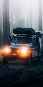 Niebla,Carro,Coche,Land Rover Defensor,Land Rover Defender,Land Rover,Suv,Coches