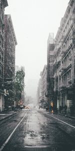 Invierno,Nevada,Niebla,Ciudad,Calle,Ciudades