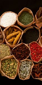 Food,Additives,Condiments,Seasoning,Supplements,Packages,Spice,Spices,Black Background