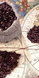 Food,Bag,Grain,Grains,Map,Sack,Coffee