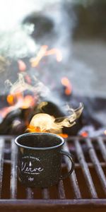 Bonfire,Un Barbecue,Griller,Coupe,Nourriture,Feu,Une Tasse