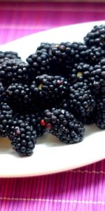 Food,Berries,Blackberry,Plate