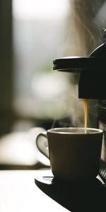 Food,Beverage,Steam,Mug,Cup,Coffee Machine,Coffee,Drink