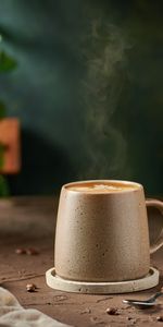 Food,Beverage,Steam,Mug,Cup,Drink,Coffee,Cappuccino