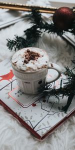 Latté,Latte,Chocolat,Café,Nourriture,Bloc Notes,Carnet,Noël