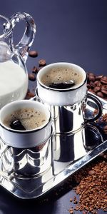 Food,Cups,Beverage,Tray,Carafe,Decanter,Milk,Drink,Coffee