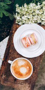 Comida,Desierto,Café,Taza,Una Taza,Pastel,Macarrones,Pasta