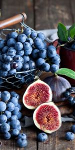 Food,Fig,Bilberries,Grapes