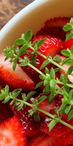 Food,Grass,Bowl,Berry,Strawberry