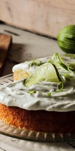 Lime,Gâteau,Crème,Nourriture