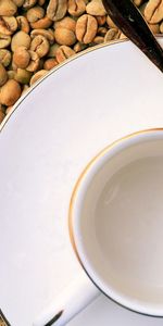 Food,Mug,Spoon,Cup,Grains,Saucer,Coffee