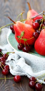 Food,Pears,Fruits,Cherry