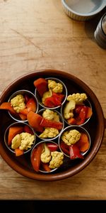 Comida,Verduras,Pimienta,Zanahoria,Coliflor