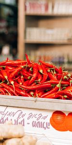 Food,Pepper,Counter,Chile,Market