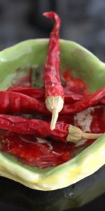 Assiette,Plaque,Pepper,Séché,Chili,Nourriture