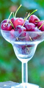 Food,Ripe,Cherry,Glass