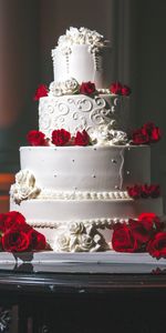 Food,Roses,Desert,Registration,Typography,Cake