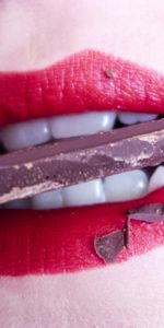 Chocolate,Dientes,Labios,Pomada,Comida,Niña,Muchacha