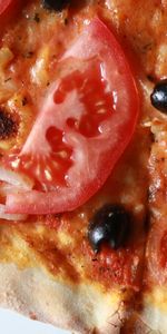 Food,Tomatoes,Olives,Pizza