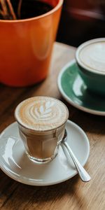 Food,Wood,Table,Beverage,Wooden,Glass,Drink,Cappuccino