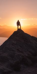 Freedom,Mountain,Vertex,Top,Silhouette,Human,Person,Conquest,Nature,Victory