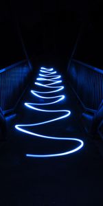 Freezelight,Winding,Sinuous,Dark,Line,Neon,Glow