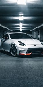 Nissan Gt R,Вид Спереди,Белый,Тачки (Cars),Ниссан (Nissan)