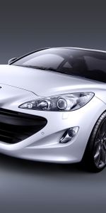 Пежо (Peugeot),Rcz,Купе,Тачки (Cars),Спорткар,Вид Спереди