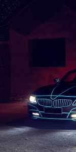 Z4,Тачки (Cars),Ночь,Вид Спереди,Бмв (Bmw)