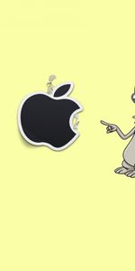 Фон,Apple,Бренды,Логотипы,Юмор