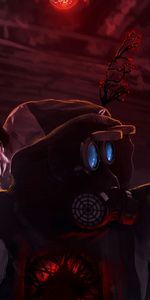 Gas Mask,Dark,Art,Respirator,Mask