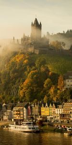 Germany,Cochem,Kohem,Moselle,Lock,Rivers,Cities