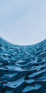 Glacier,Frozen,Ice,Waves,Minimalism