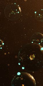 Glare,Bubbles,Balls,3D