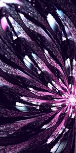 Glow,Abstract,Digital,Violet,Flower,Purple,Fractal