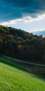 Herbe,Élévation,Arbres,Nature,Sky,Été