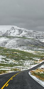 Grass,Mountains,Road,Nature,Landscape