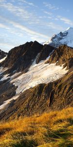 Herbe,Pistes,Pentes,Nature,Montagnes,Neige