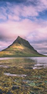 Grass,Nature,Sky,Mountains,Sea